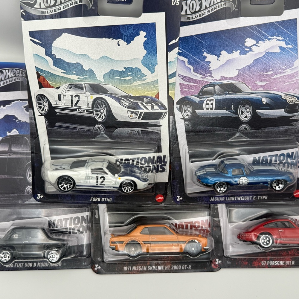 Mattel Hot Wheels Silver Series Cars Collection